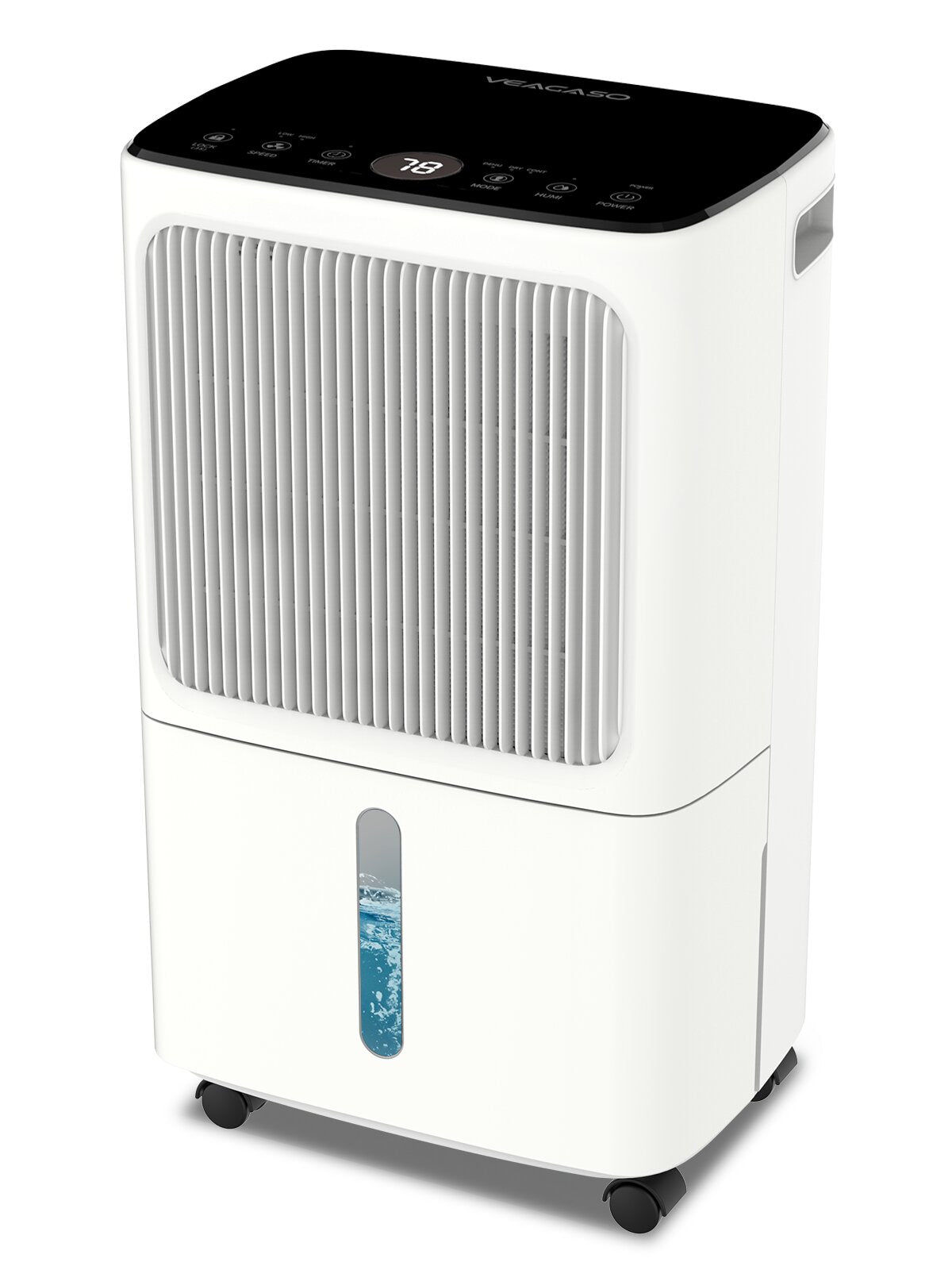 VEAGASO VG380 34-Pint Dehumidifier for Home, Basement & Bathrroom 2,500 Sq. Ft - Classic