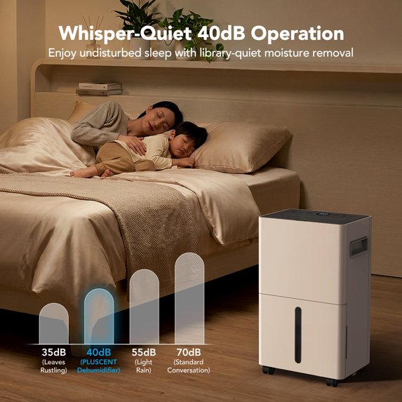 Seavon 21-Pint Dehumidifier for Home and Basement, Covers Up to 1,500 Sq. Ft., 36-40 dB Quiet Operation, 3 Modes, Drain Hose, 24-Hour Timer and Auto Defrost